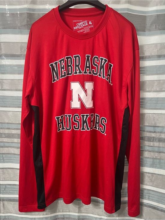 Campus Heritage Other - Campus Heritage Nebraska Huskers Red Long Sleeve Performance Tee
